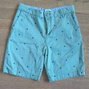 Old Navy Kids Green Star-Patterned Shorts